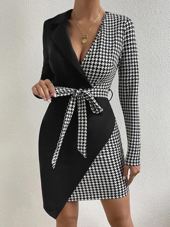 Urban Regular Fit Wool/Knitting Plain Dress