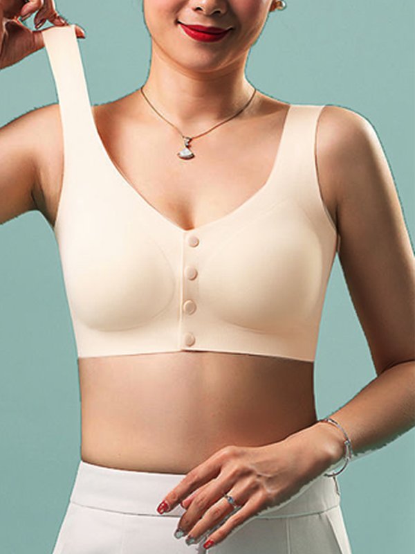 Casual Plain Bra & Bralette