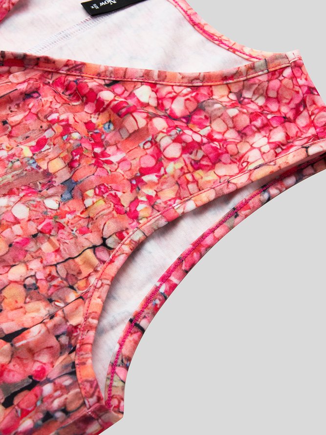 Women's A Line Dress Ombre Shiny Stripe Printed Party Dress