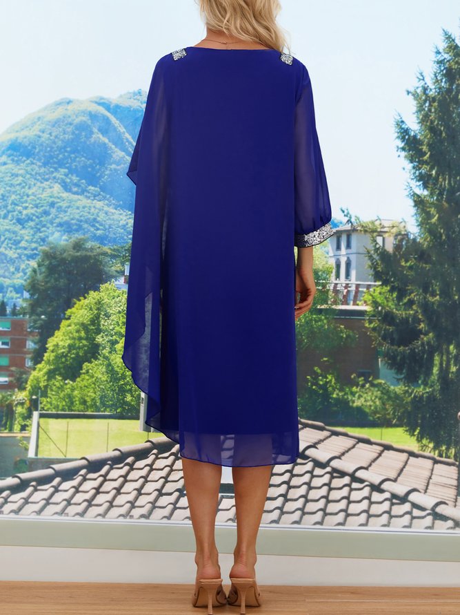 Chiffon Sequin Party Wedding Dress