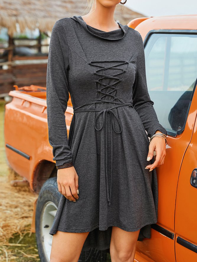 Casual Hoodie Halloween Dress