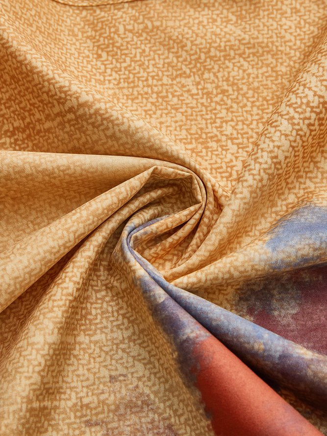 Casual Abstract Two-Piece Set