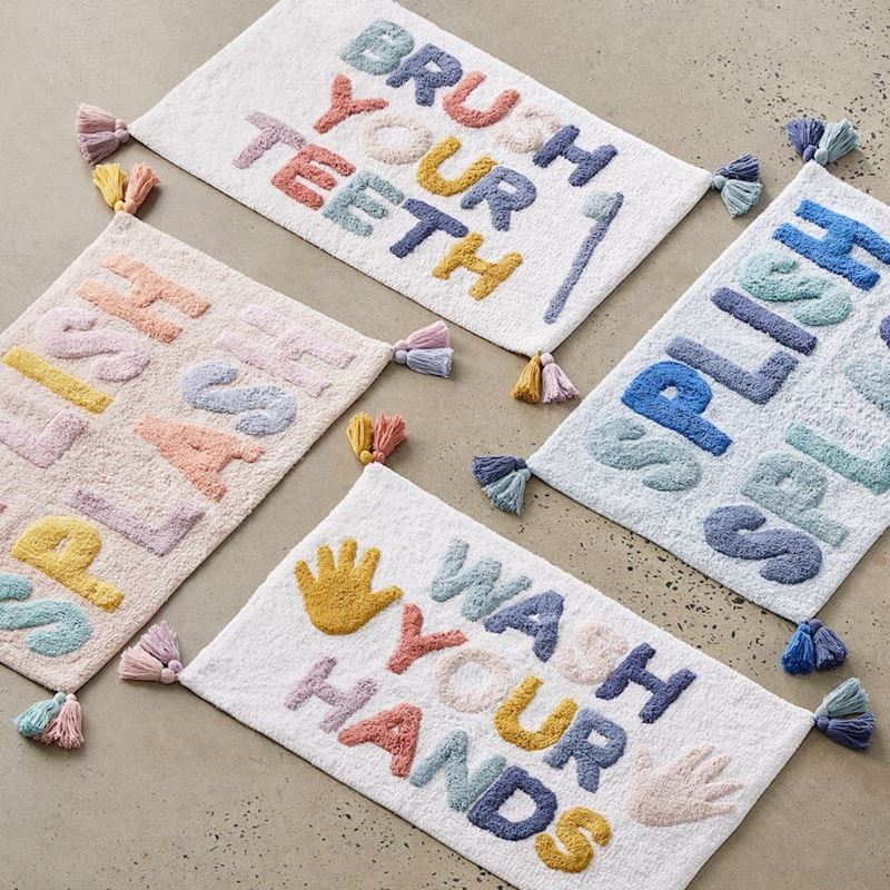 Brush Your Teeth Multi Novelty Bath Mat