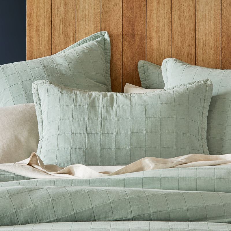 Mosman Eucalyptus Quilted Quilt Cover Separates