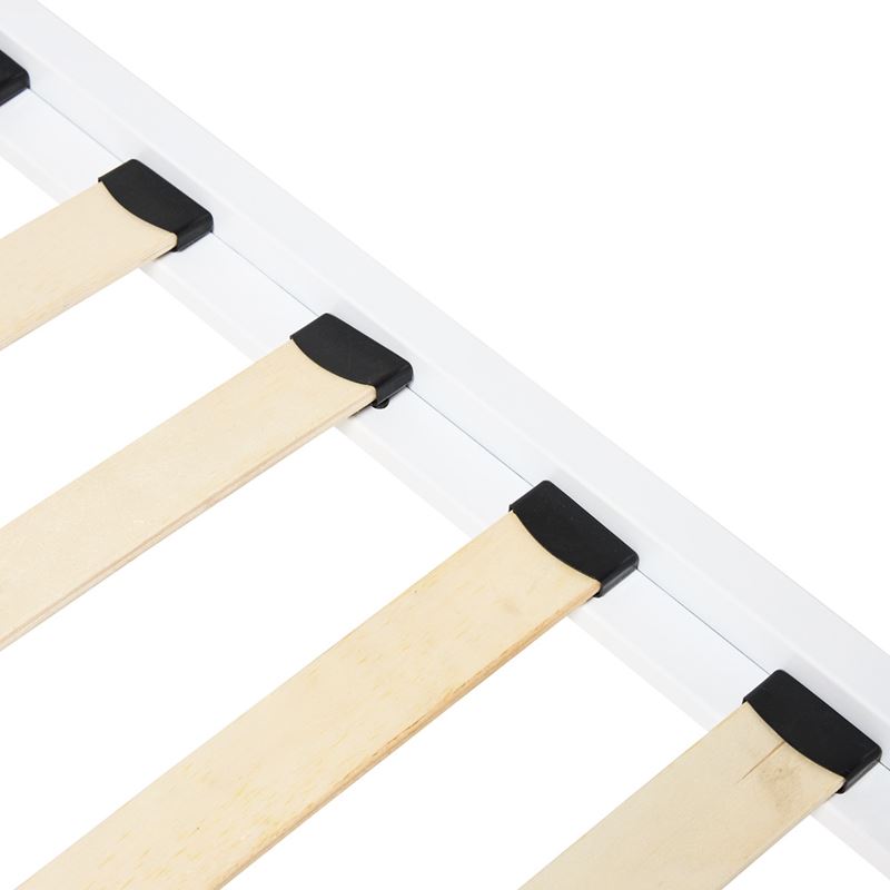 Heirloom White Iron Bed