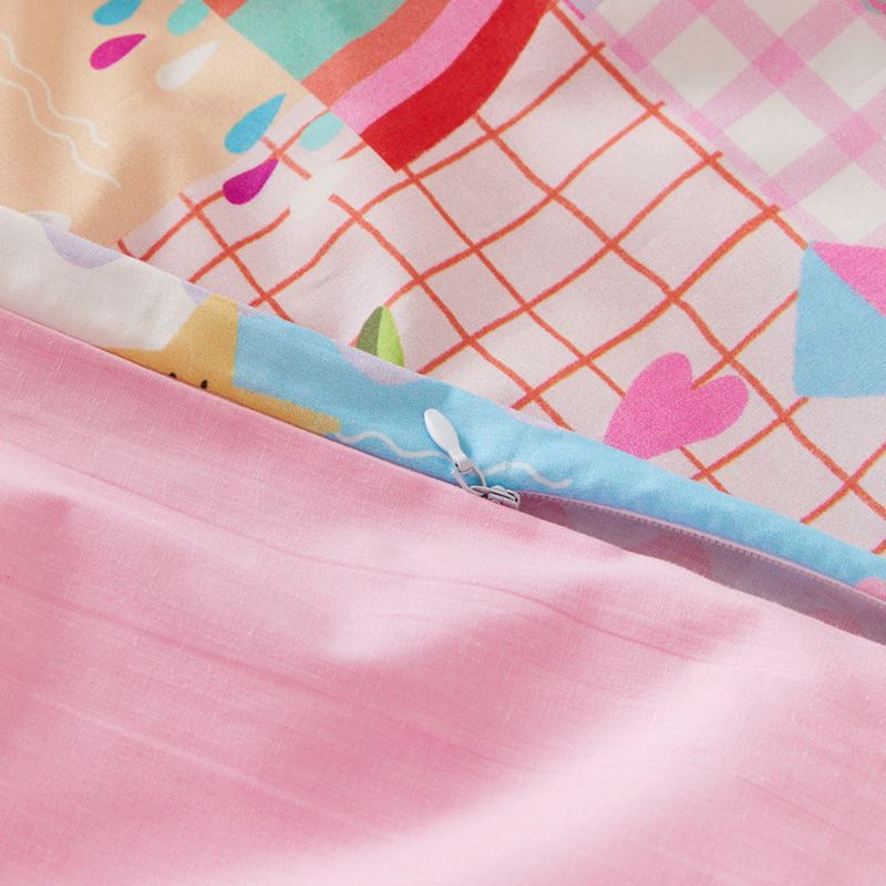 Shine Your Way Pink Cot Quilt Cover Set