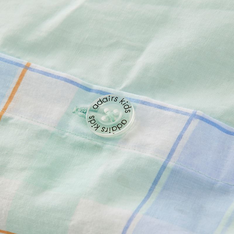 Cameron Check Blue Quilt Cover Set