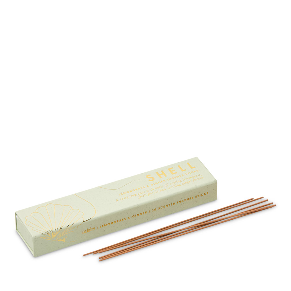 Shell Lemongrass & Ginger Incense 30 Pack