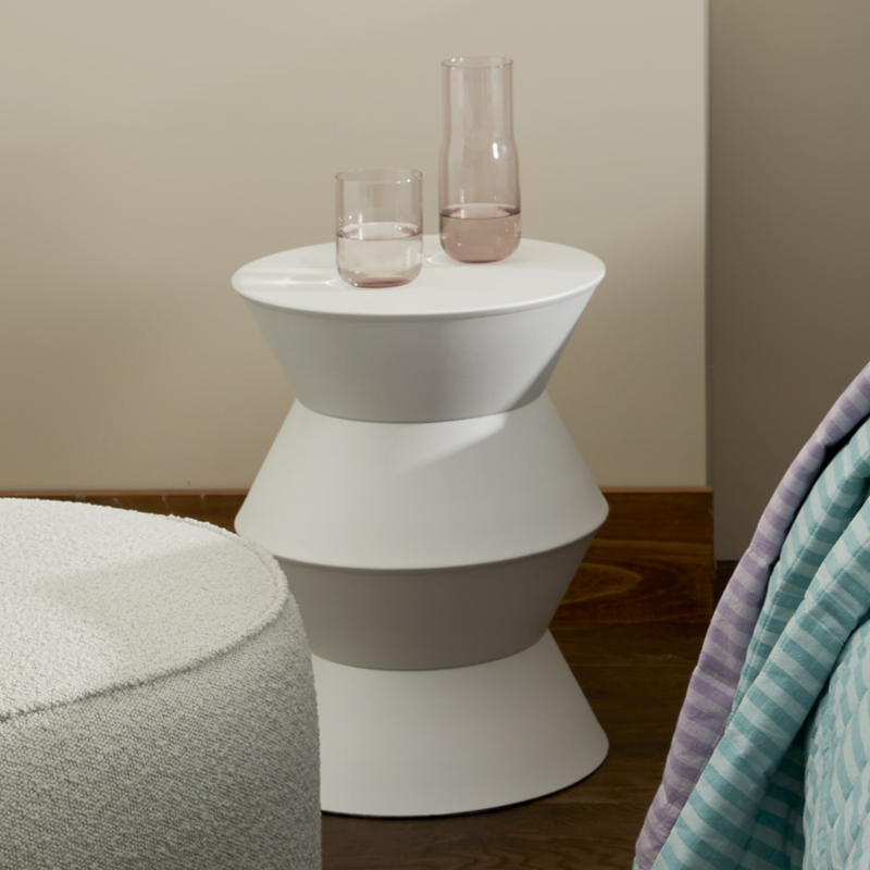 Jarvis White Side Table