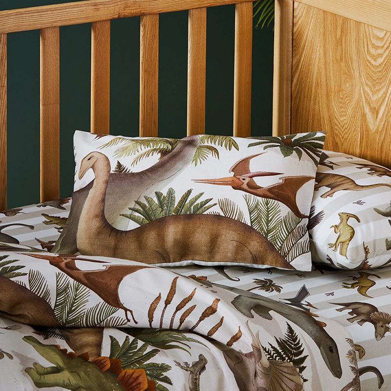 Fleur Harris Prehistorica Natural Cot Quilt Cover Set