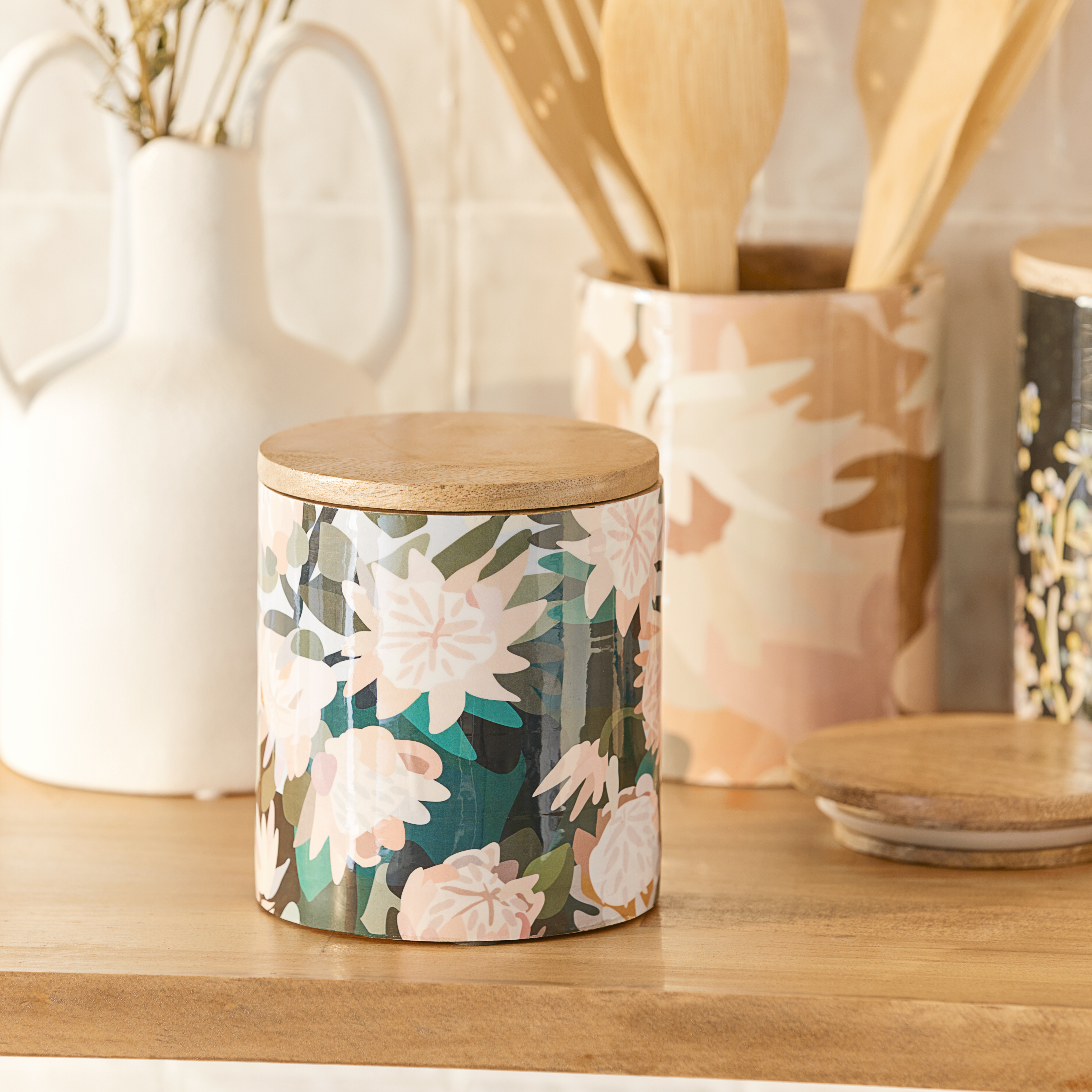 Kimmy Hogan Blush Timber Canister