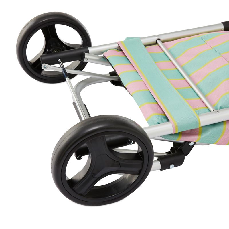 Summer Stripe Shopping Trolley