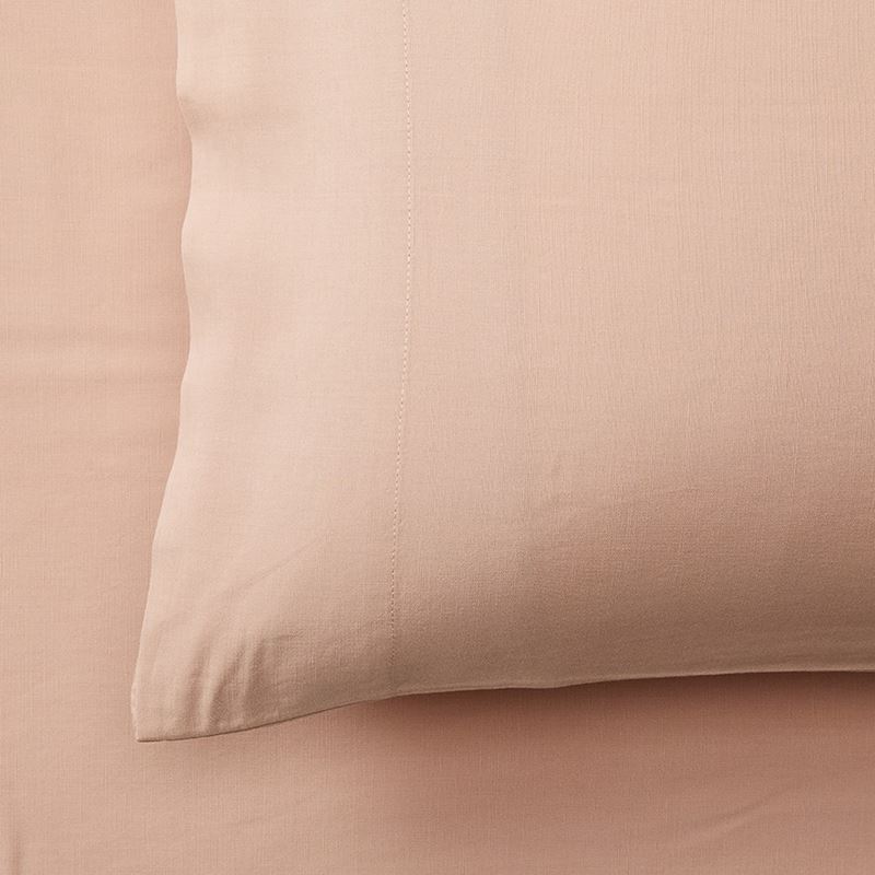 Bamboo Linen Rose Dust Pillowcase