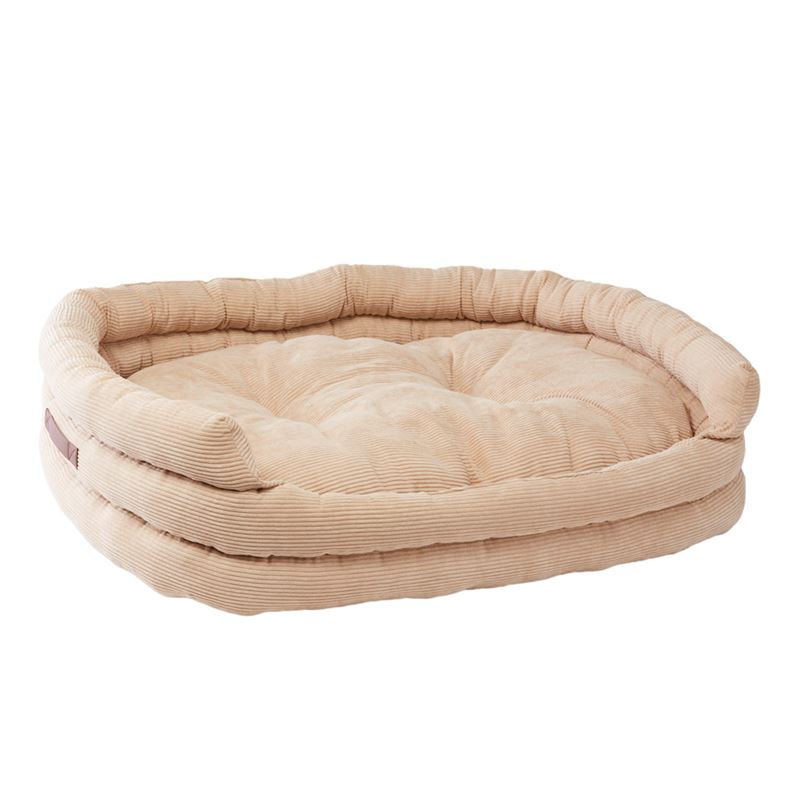 Ziggy Biscuit Corduroy Pet Bed