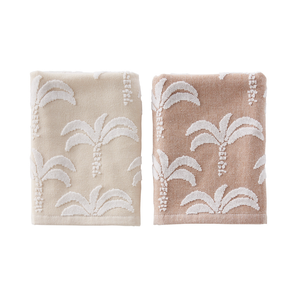 Mallorca Clay & Natural Tea Towel 2 Pack