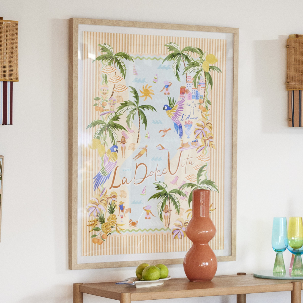 La Dolce Vita Large Holiday Wall Art