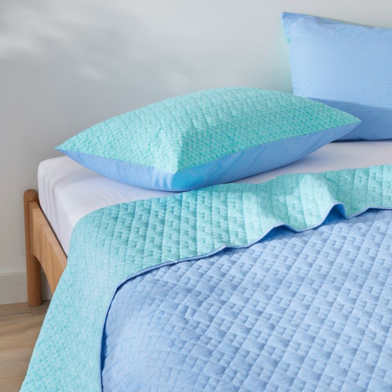 Panama Green Quilted Coverlet Separates