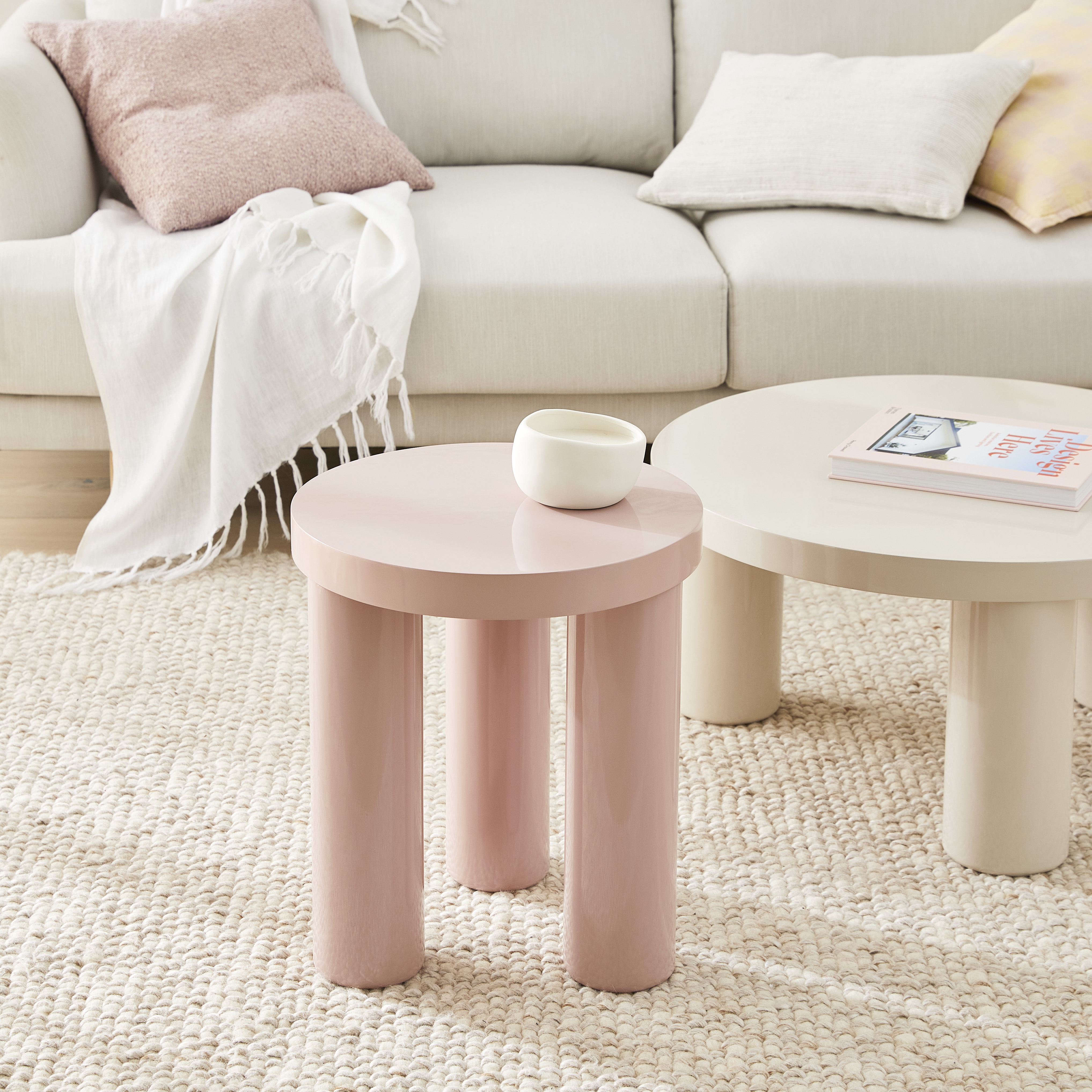 Cygnet Lilac Side Table