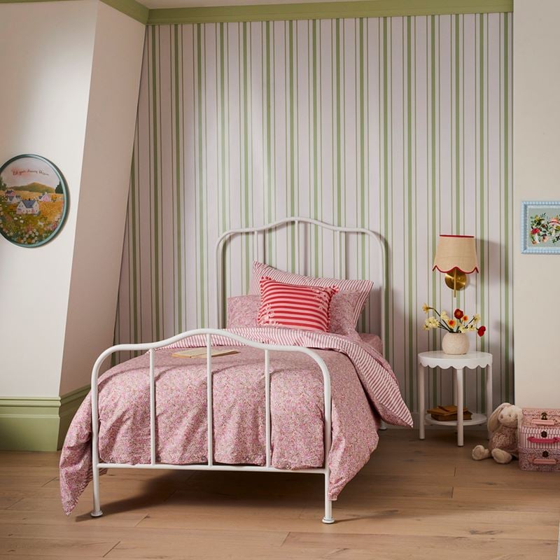 Heirloom Madelyn Floral Rose Cot Quilt Cover Set