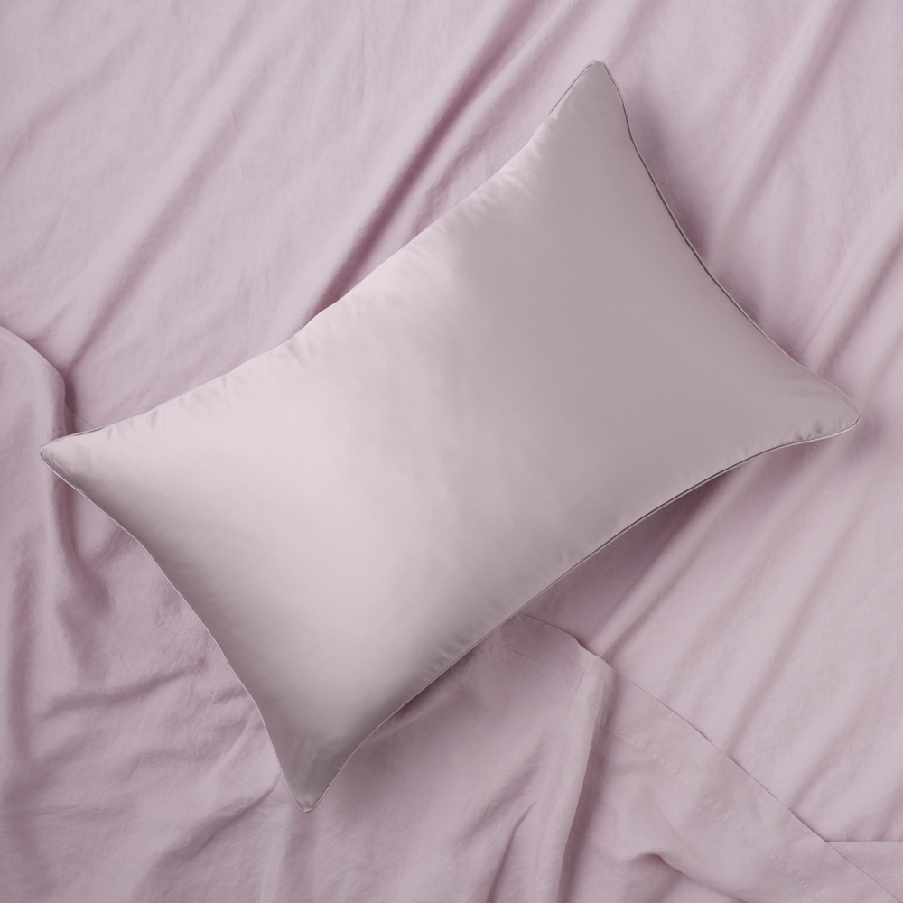 Pure Silk Mauve Pillowcases