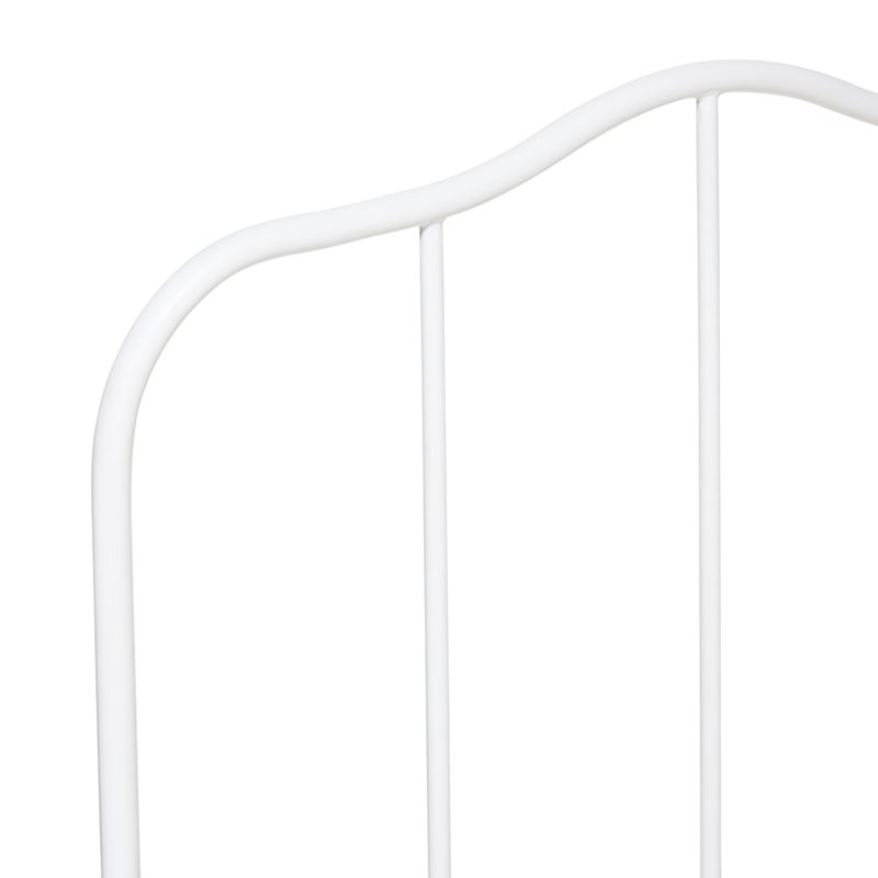 Heirloom White Iron Bed