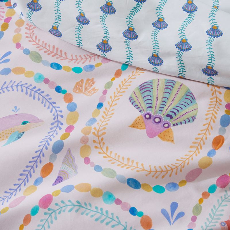 Karina Jambrak Mermaids Treasure Sandy Pink Quilt Cover Set