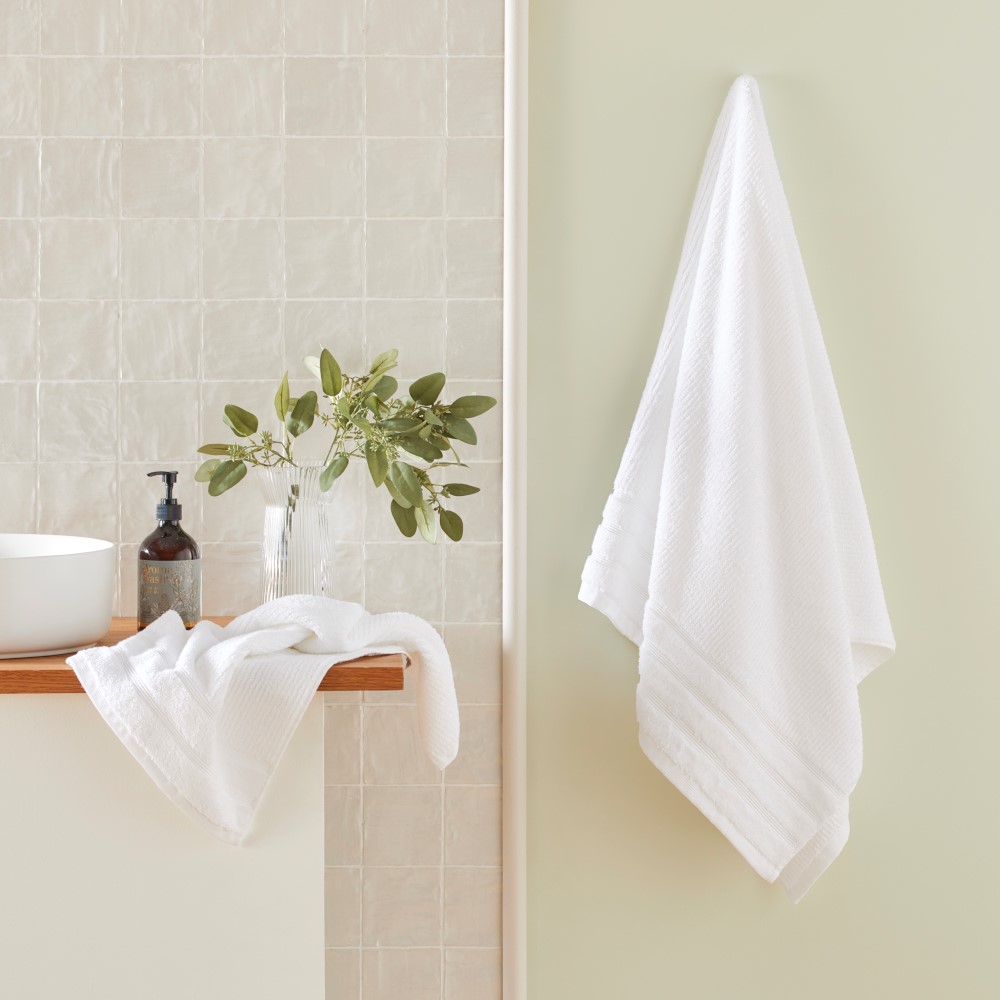 Flinders White Towel Range