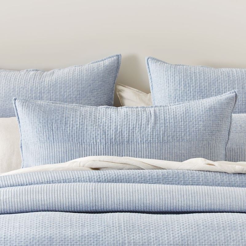 Cameo Blue Quilted Quilt Cover Separates