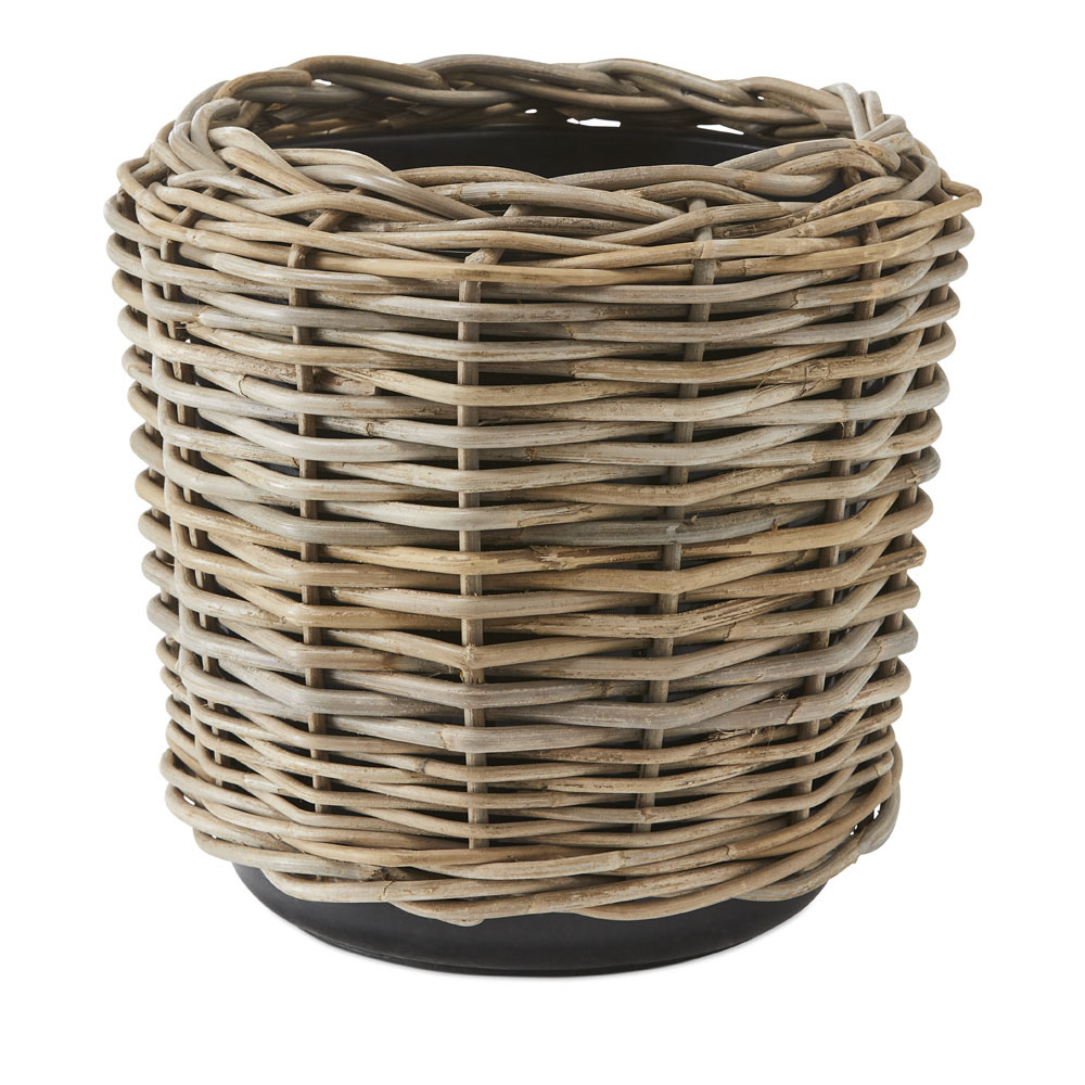 Provincial Natural Small Rattan Pot