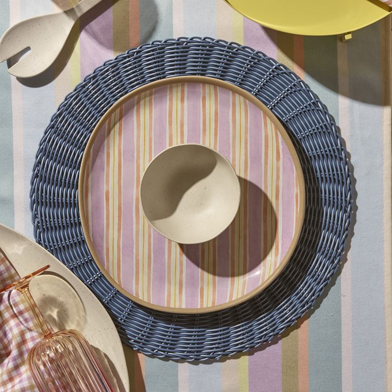 Summer Sorbet Stripe Melamine Servingware