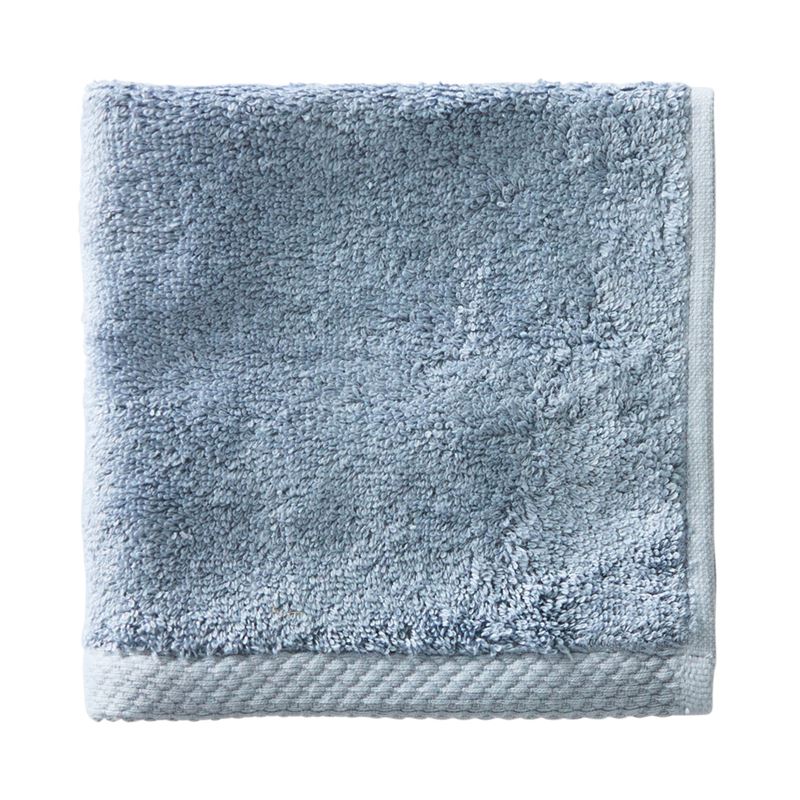 Navara French Blue Solid Cotton Bamboo Towel Range