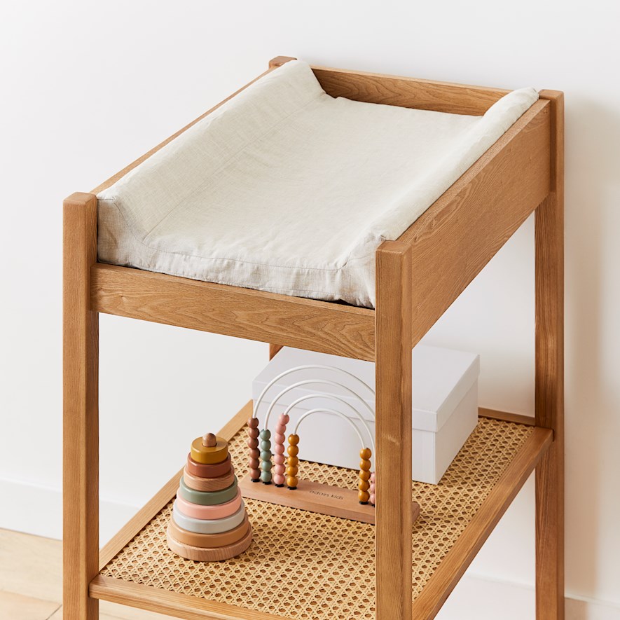 Vintage Washed Change Pad Linen Cover