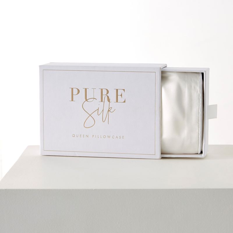 Pure Silk Antique White Pillowcases