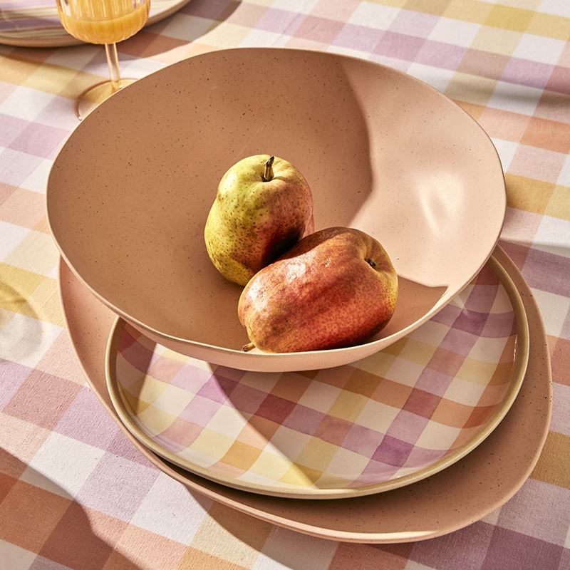 Summer Sorbet Gingham Melamine Servingware