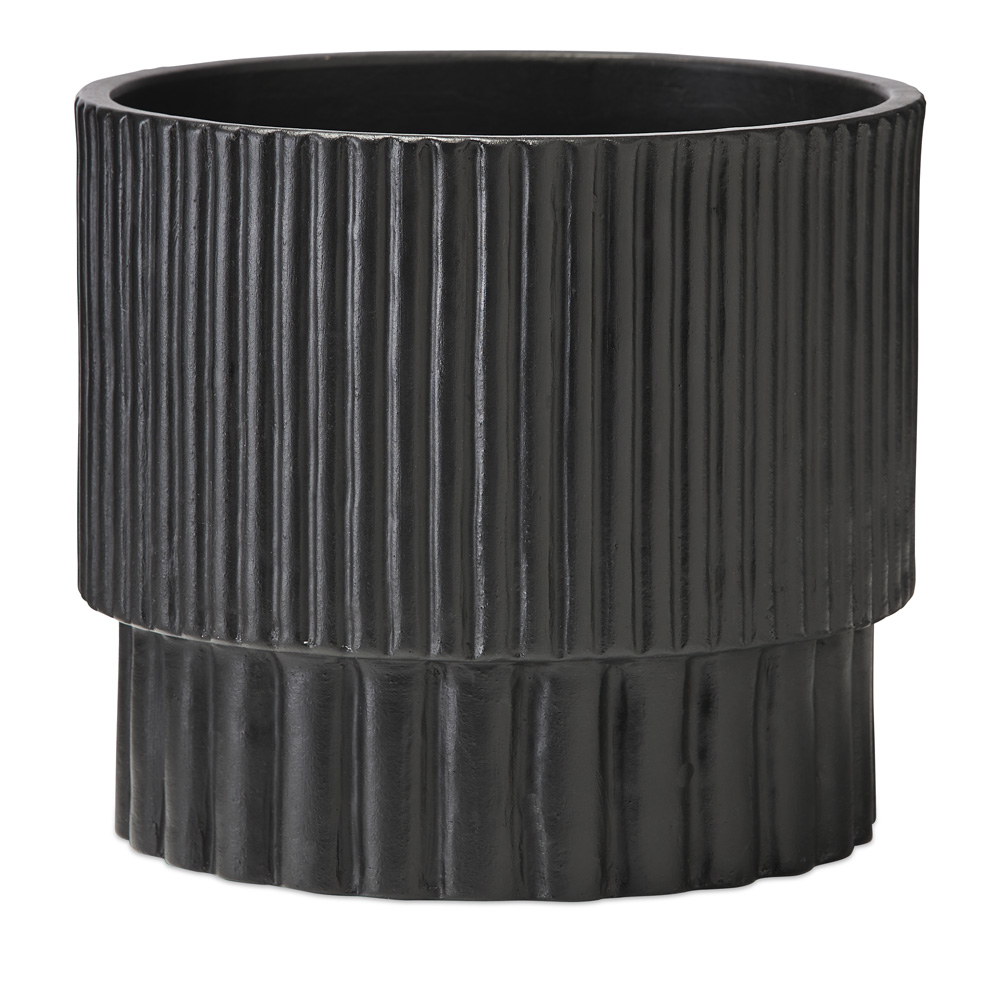 Stepped Black Pot