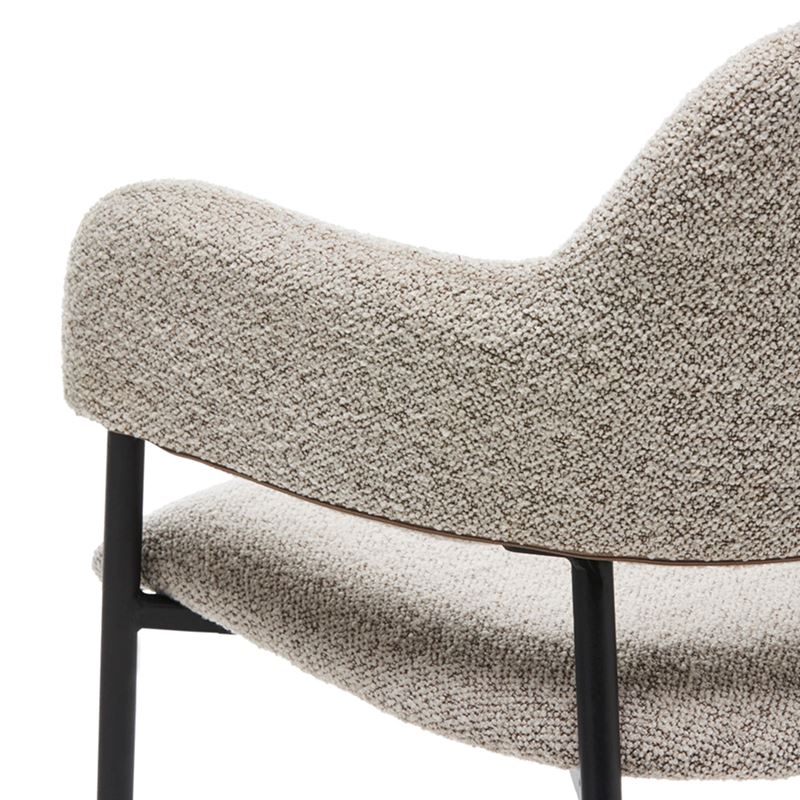 Rhodes Beige Boucle Counter Stool