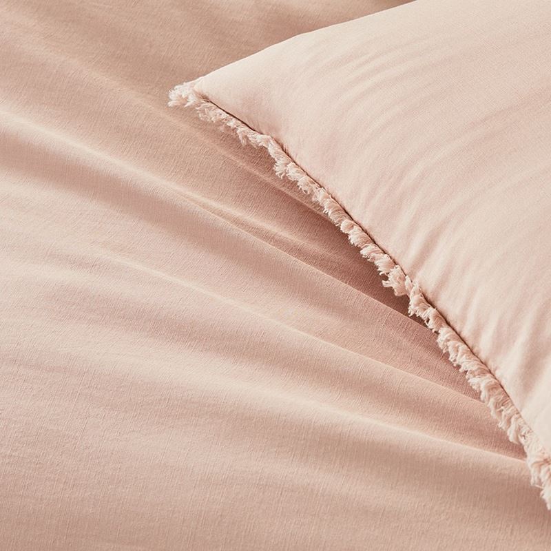 Bamboo Linen Rose Dust Quilt Cover Separates