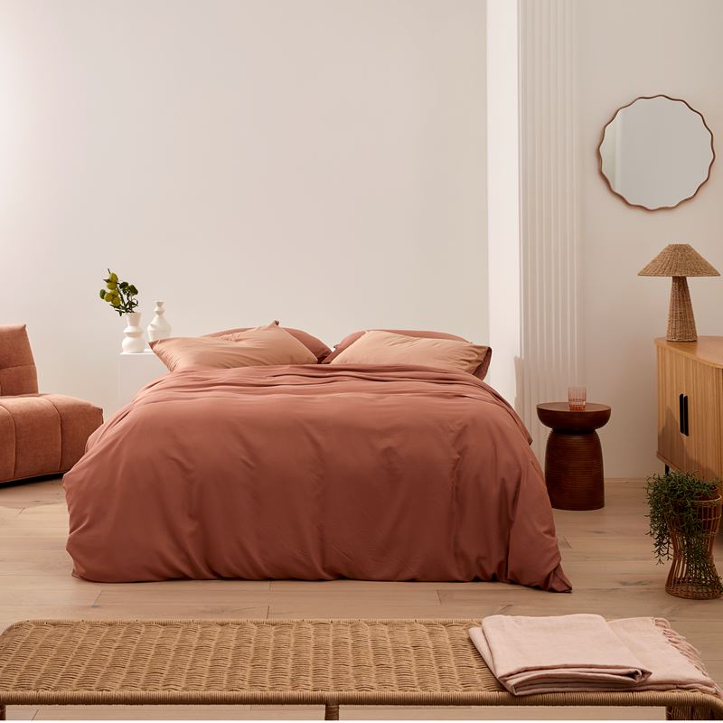 Ophelia Natural Round Mirror