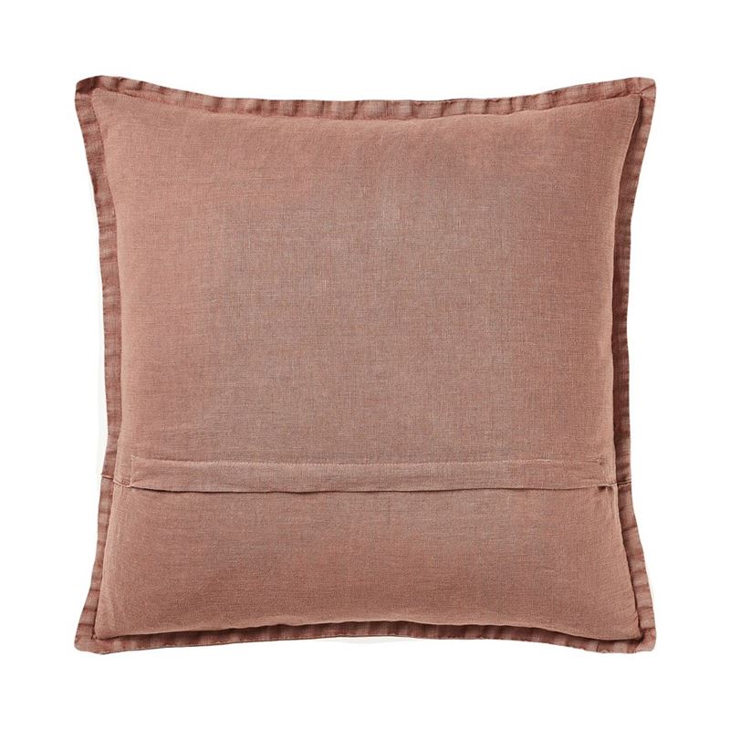 Belgian Dusty Rose Vintage Washed Linen Cushion