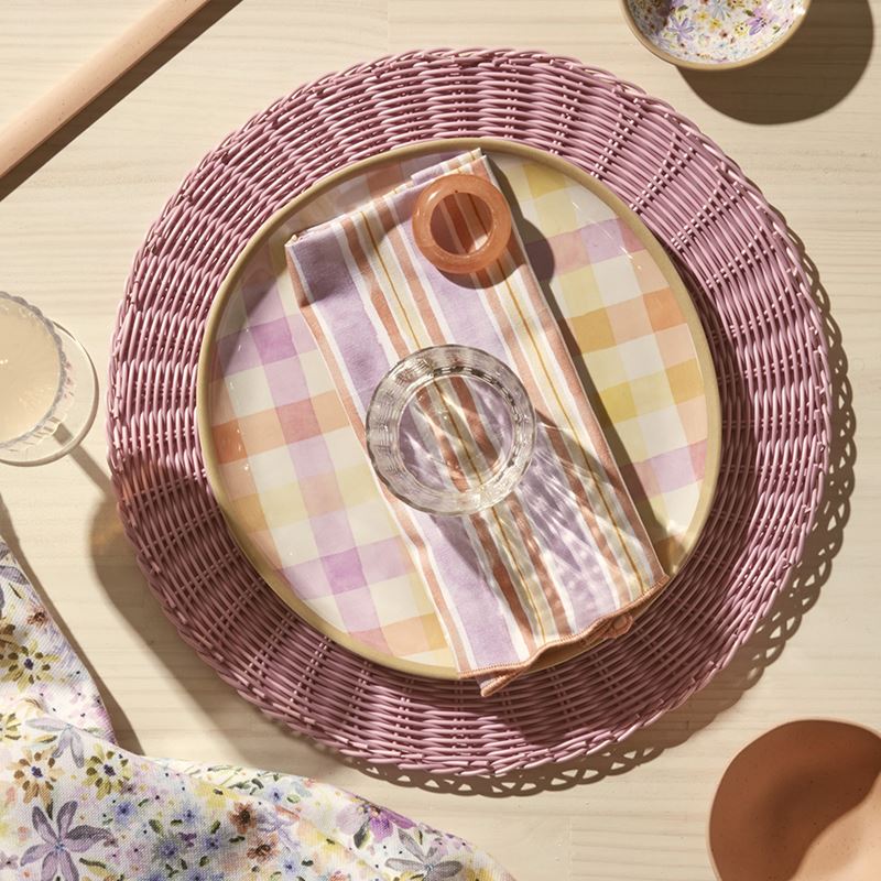 Tribeca Lilac Placemat 2 Pack