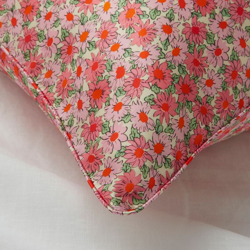 Pippa Floral Pure Silk Printed Pillowcase