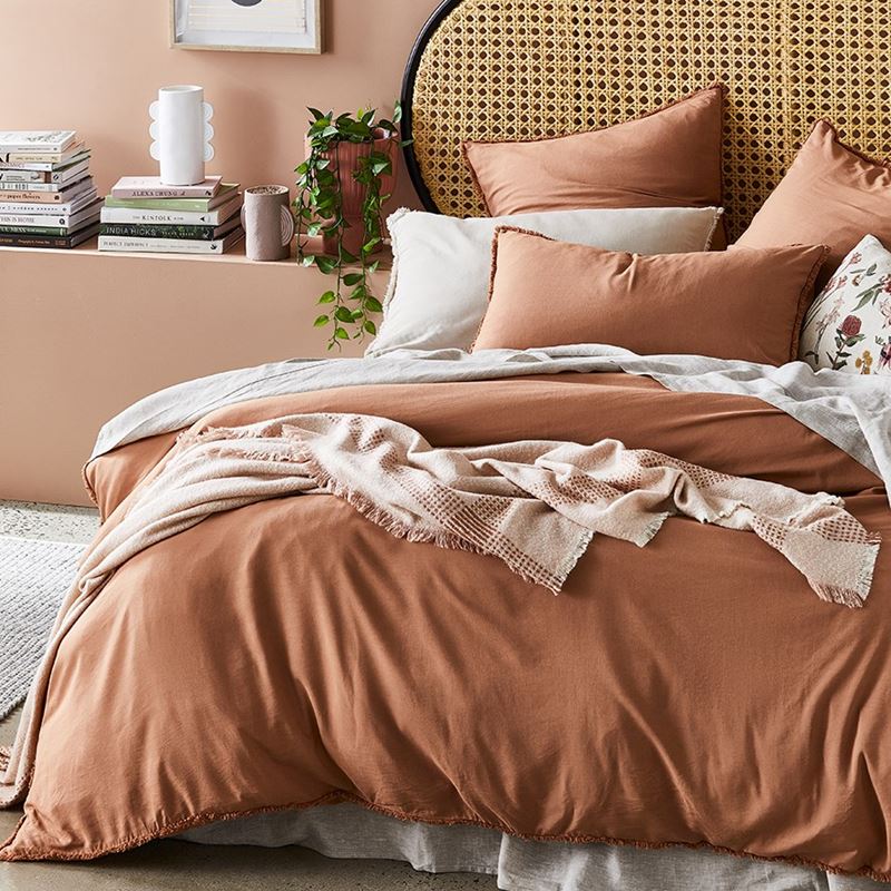 Bamboo Linen Earth Quilt Cover Separates