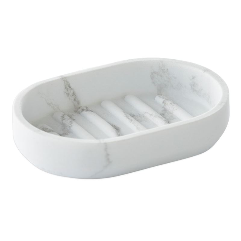 Mayfair Marble & Silver Bathroom Accessories