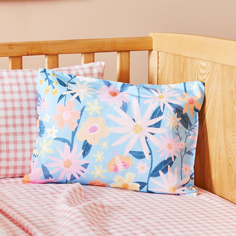 Spring Garden Bluebell Cot Quilt Cover Set