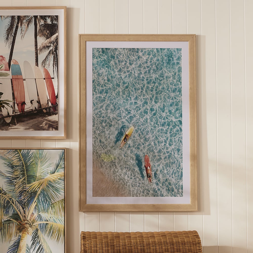 Island Surfs Up Wall Art