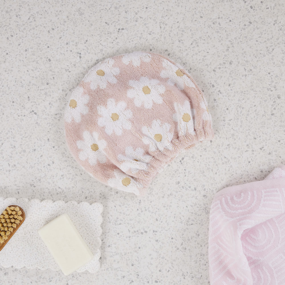Daisy Floral Kids Hair Towel