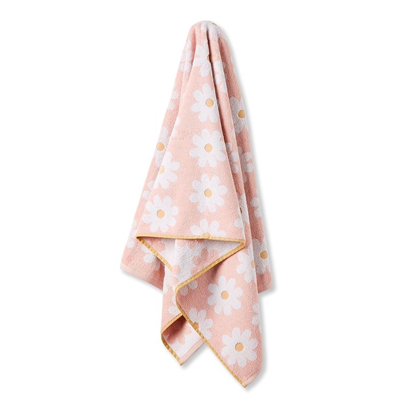 Daisy Floral Pink Towel Range