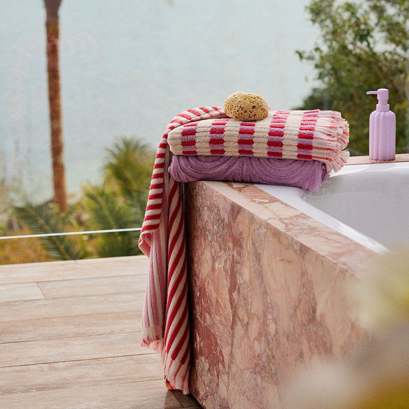 Archie Violet Marle Towel Range
