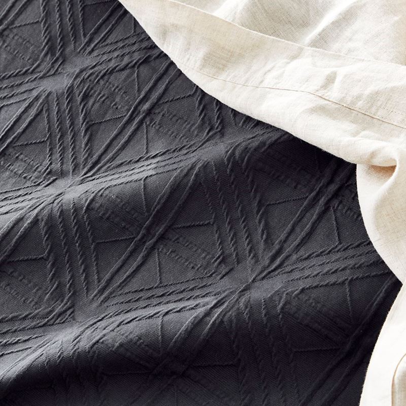 Villa Bedlinen Charcoal Coverlet Separates