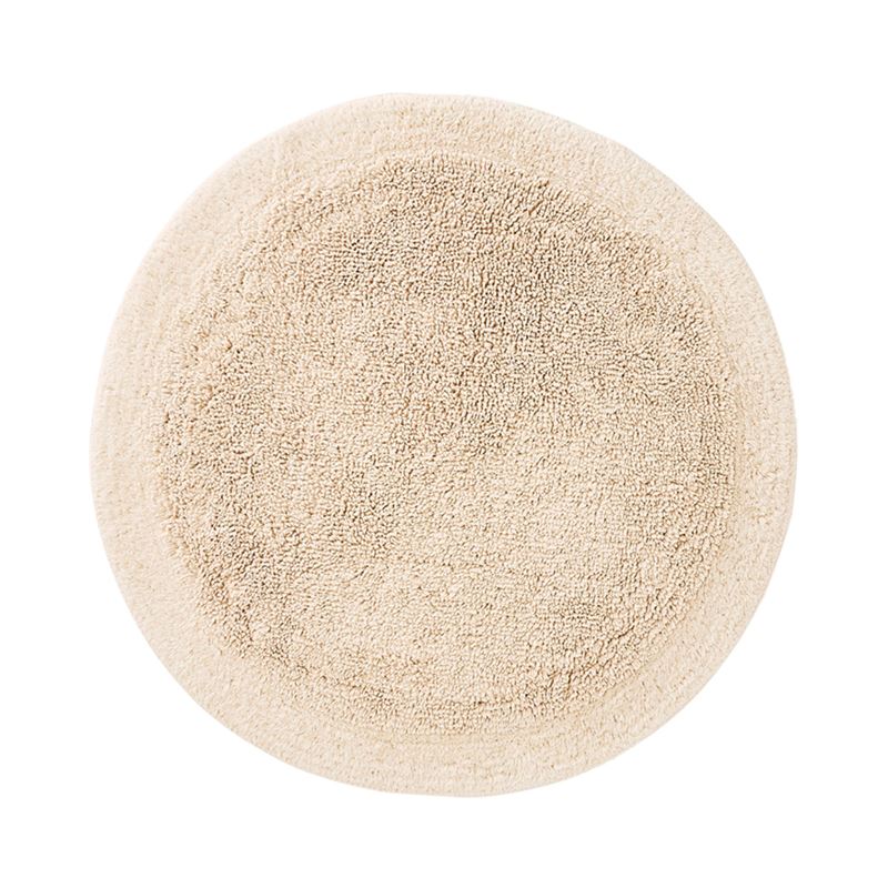 Nicola Beach Combed Cotton Circle Bath Mat